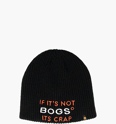 Not Crap Beanie  in BLACK for $29.95