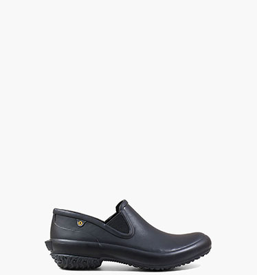 Patch Slip On Solid Women's Garden Shoes in BLACK for $69.95