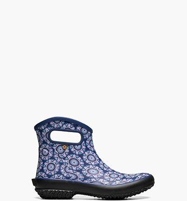 Patch Ankle Boot Juned Women's General Purpose Boots in BLUE MULTI for $59.80