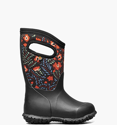 York Super Flower Kids' Insulated Rain Boots in BLK MULTI for $99.95