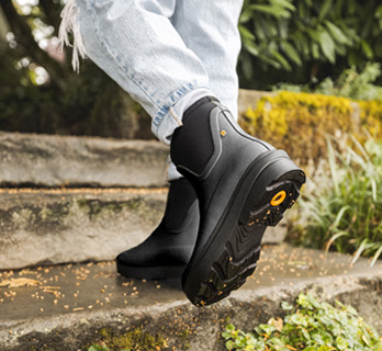 Shop the BOGS Hazel Chelsea Women's Casual Waterproof Boots in Black.